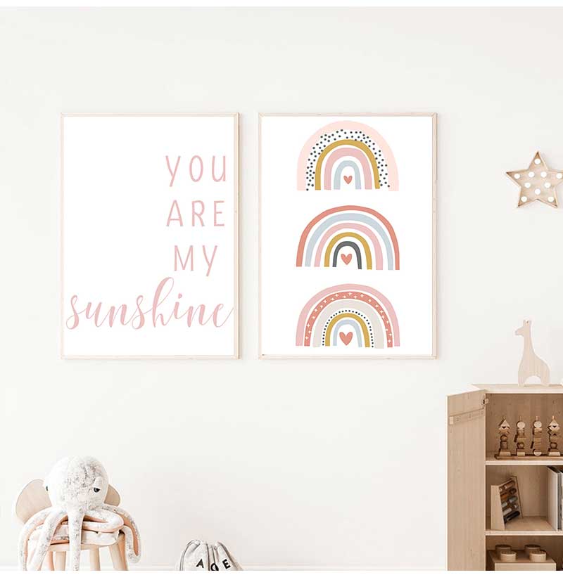 Je bent mijn zonneschijn Regen - Baby Nursery You Are My Sunshine recensie en prijs