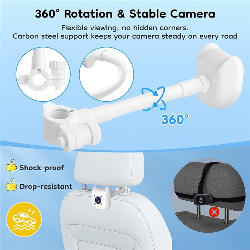 Strenge eisen voor autostoel C - Baby Monitor Split Screen recensie en prijs