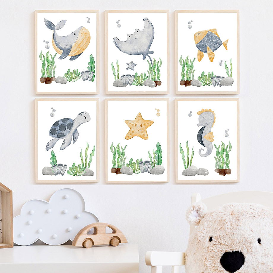 Duivelvis Walvis Zeepaardje Sc - Baby Nursery Ocean recensie en prijs