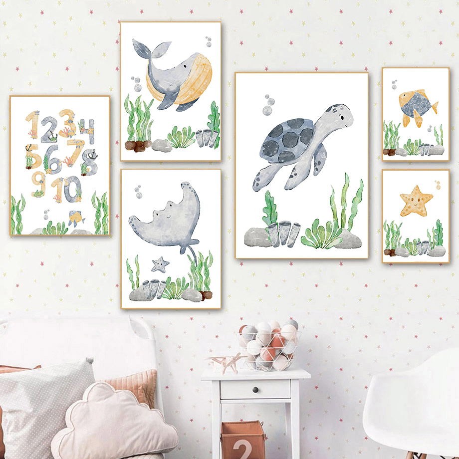 Duivelvis Walvis Zeepaardje Sc - Baby Nursery Ocean recensie en prijs