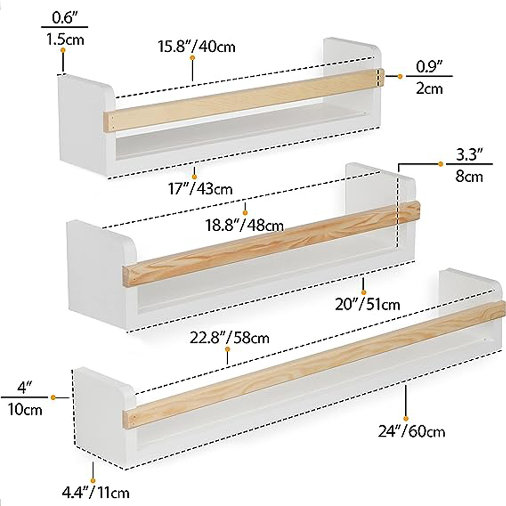 Wandplank Wandhangende kinderb - Baby Bookshelf Small recensie en prijs