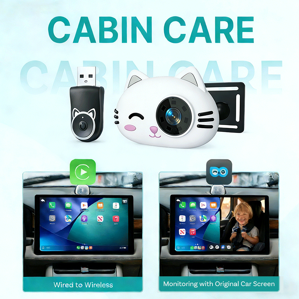 Cabin Care Draadloze CarPlay A - Baby Monitor Split Screen recensie en prijs