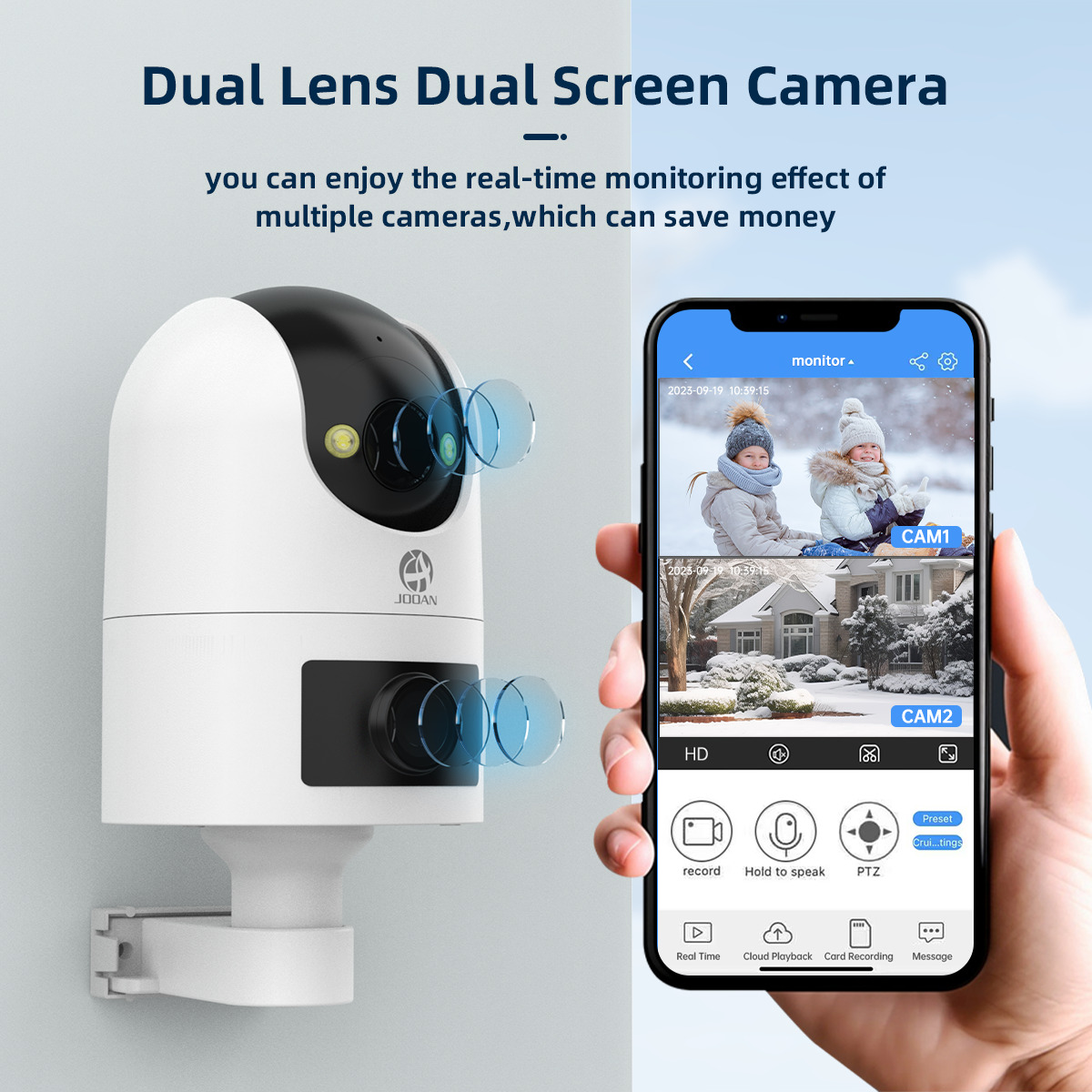 4K PTZ IP Camera Buiten Waterd - Baby Monitor Split Screen recensie en prijs